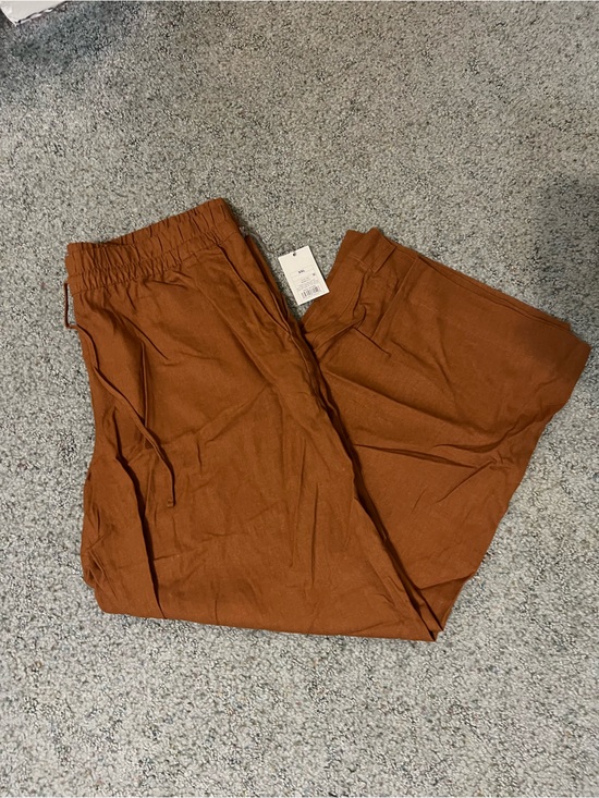 a new day Pants - Women’s Relaxed Drawstring Pants — Rust Brown
